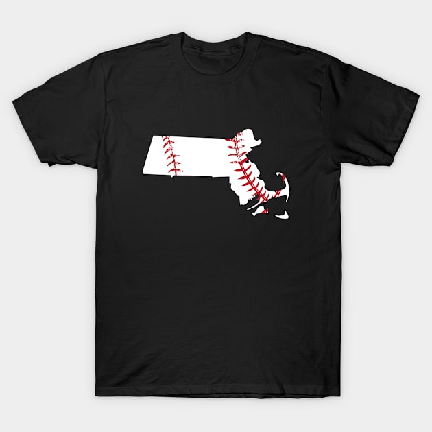 Boston Baseball - Massachusetts - Cool Baseball Shirt T-Shirt by BKFMerch